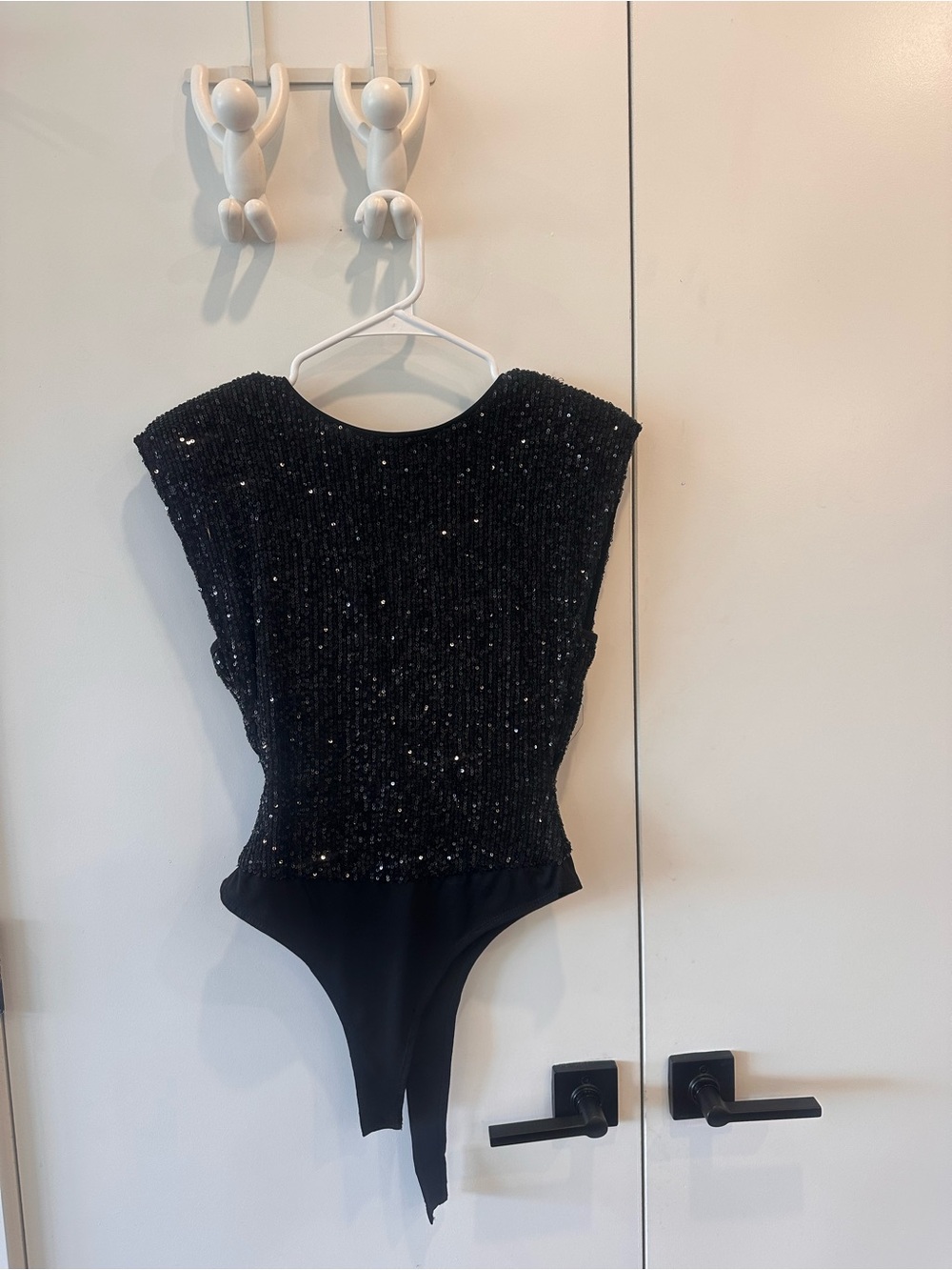 Windsor Black Sequin Bodysuit